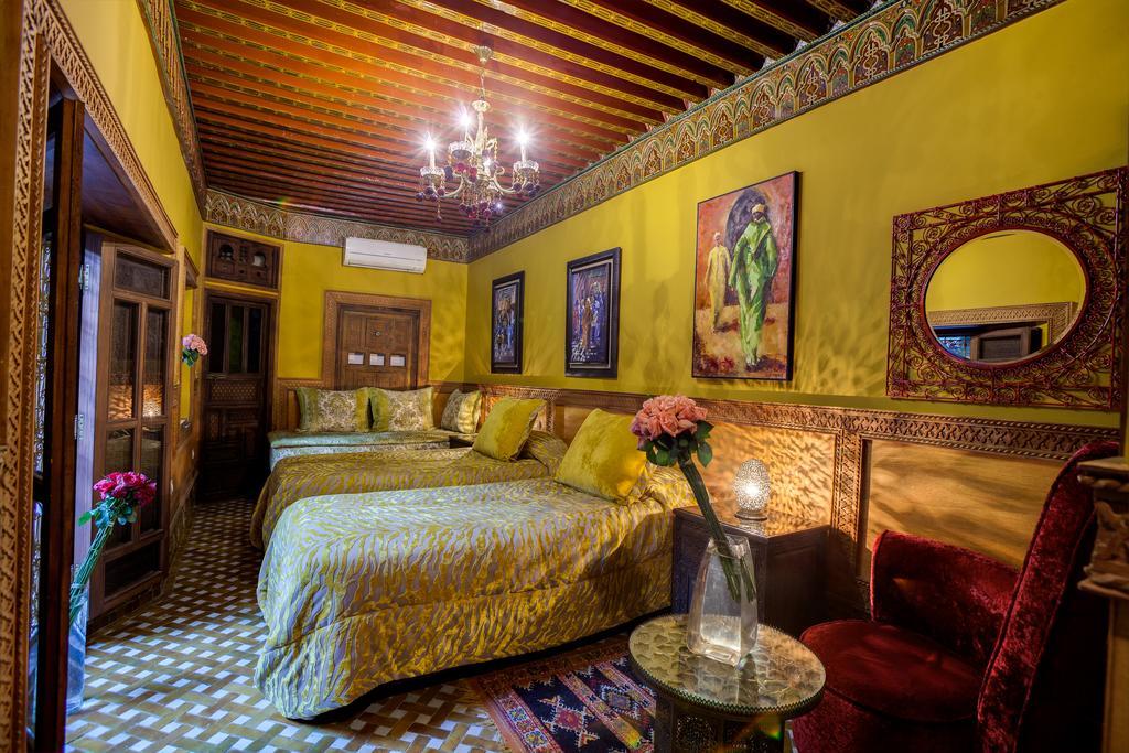 Riad La Maison Verte Fès Rom bilde