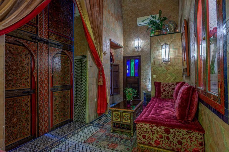 Riad La Maison Verte Fès Rom bilde