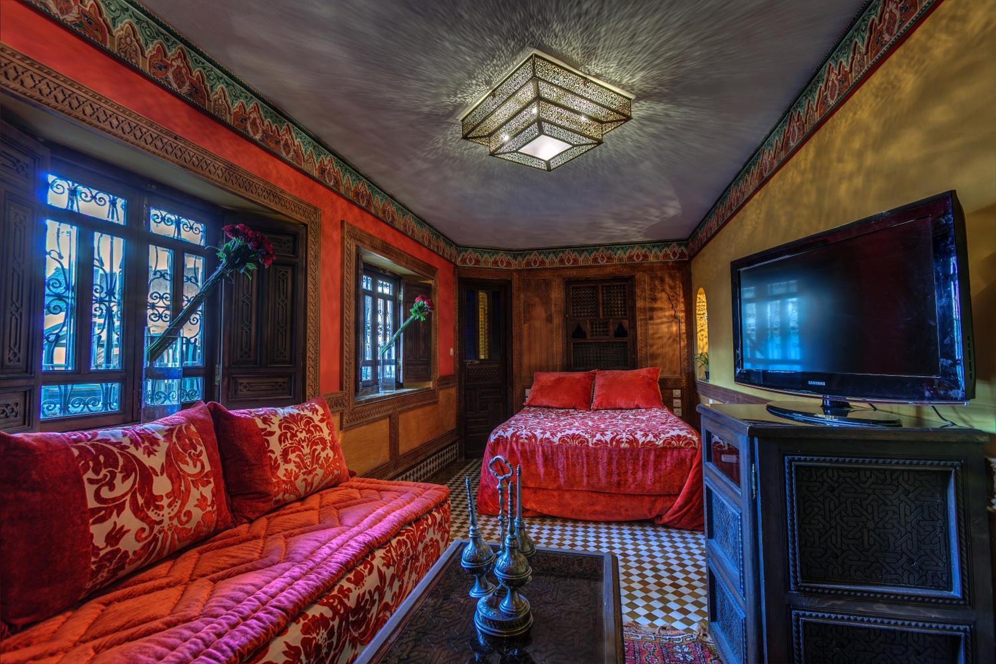 Riad La Maison Verte Fès Rom bilde
