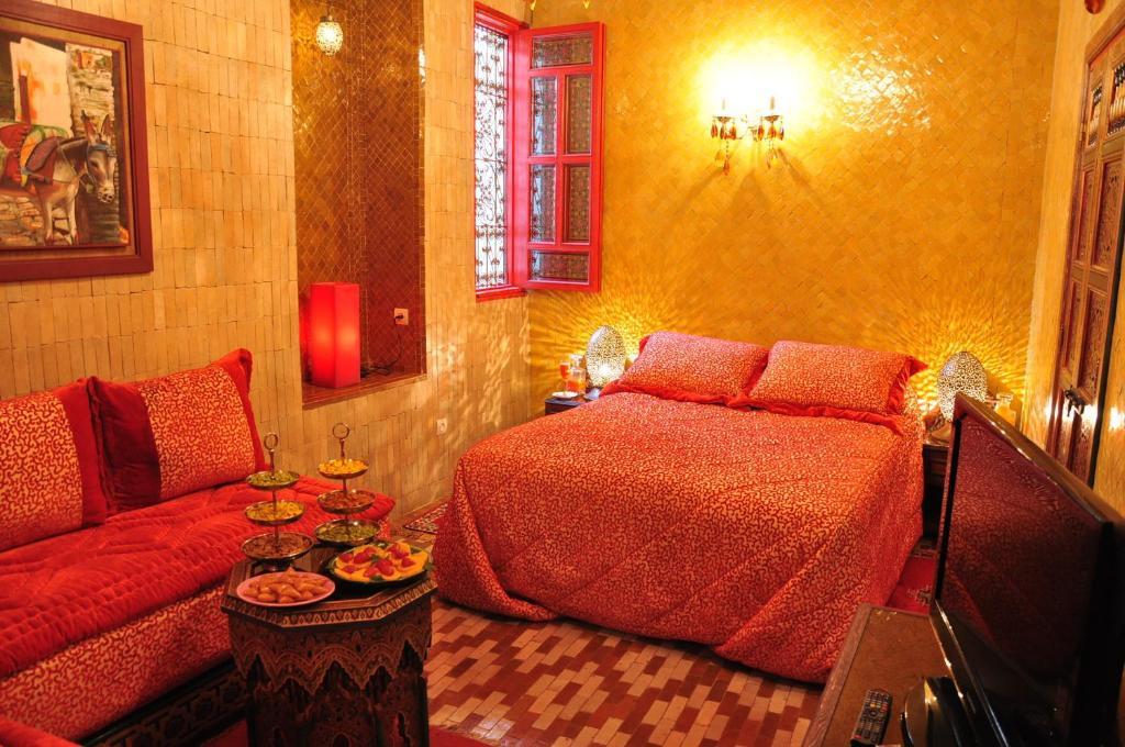 Riad La Maison Verte Fès Rom bilde