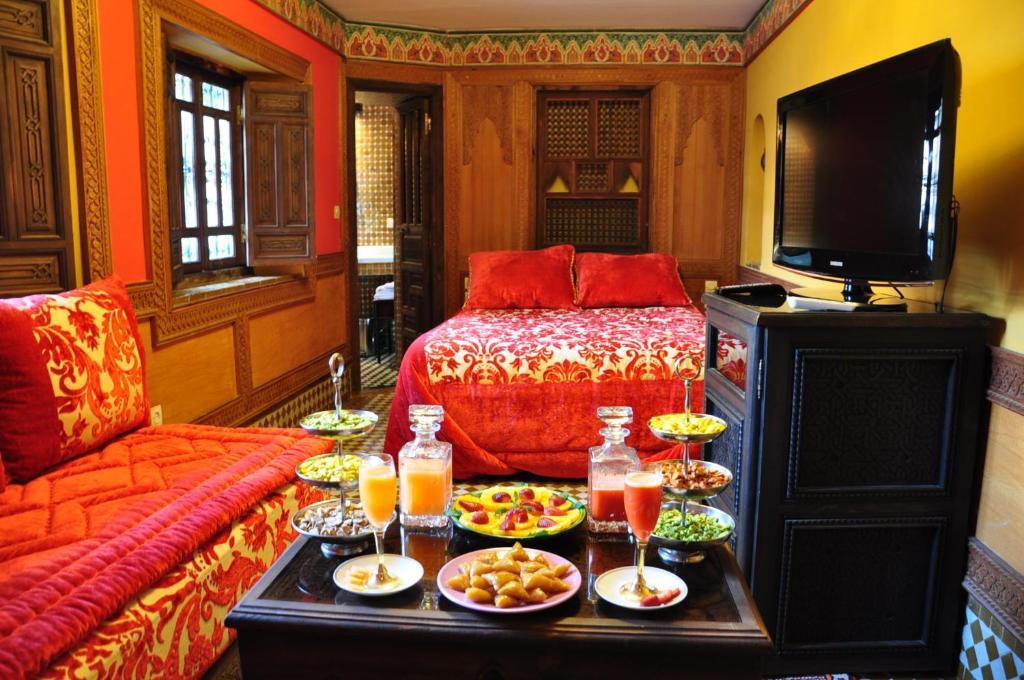Riad La Maison Verte Fès Rom bilde