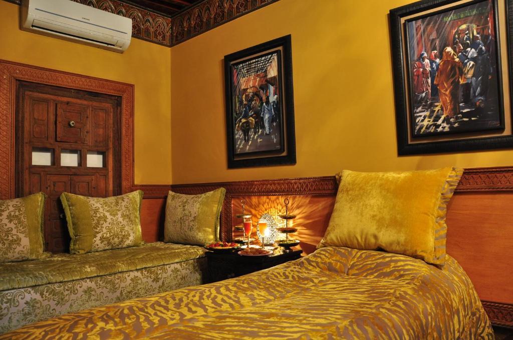 Riad La Maison Verte Fès Rom bilde